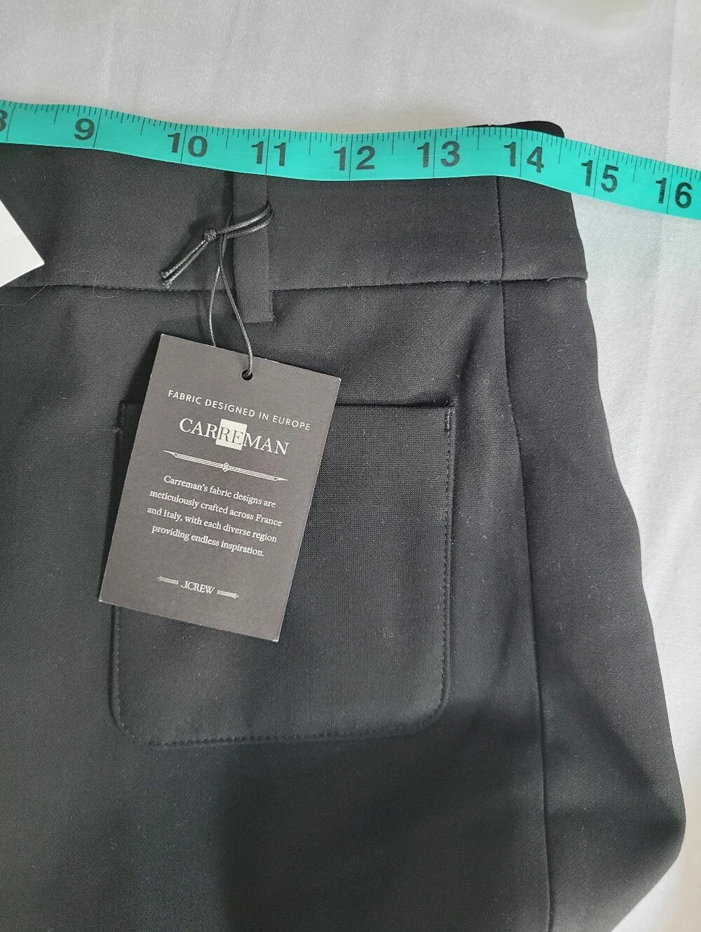 J Crew  Carolina pant in four-season stretch CP150 NWT Size 4 Black